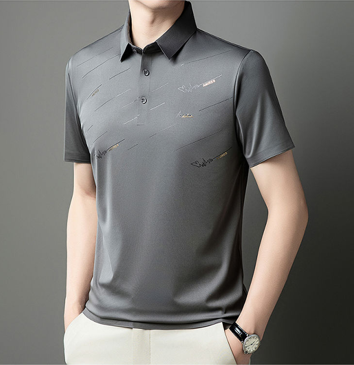 Obsidian Flow Polo Oversized T-Shirt