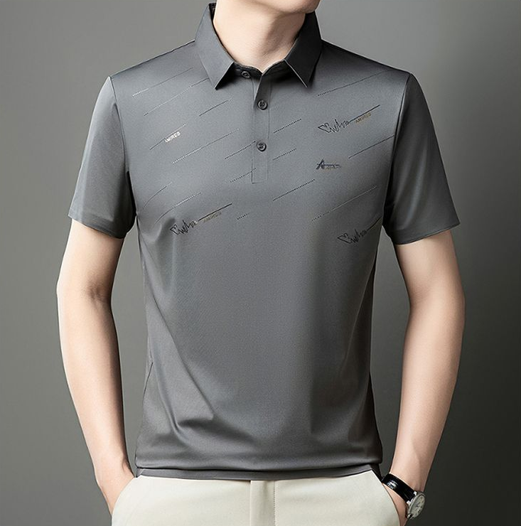 Obsidian Flow Polo Oversized T-Shirt